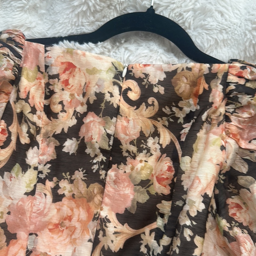 Zimmerman illustration draped mini dress - Picture 8 of 8
